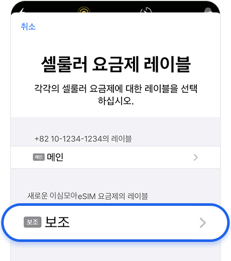 회선 라벨